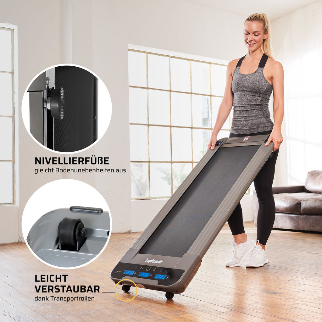 Sportplus Laufband Walkingpad Treadmill Heimtrainer Geh-/ Lauftraining 0,8-6Km/H