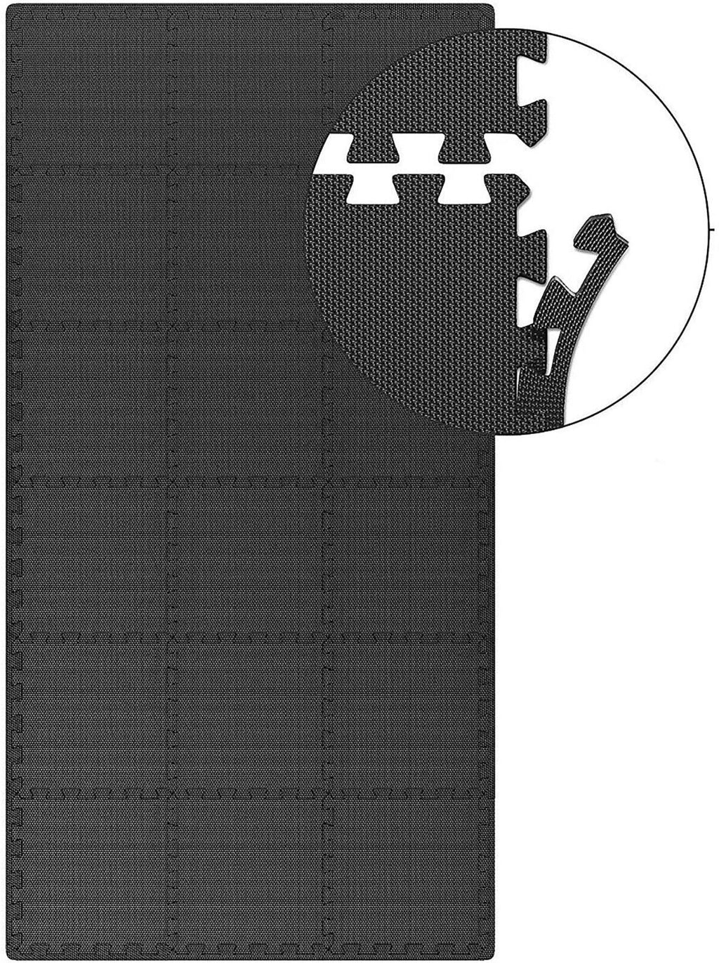 INTERLOCKING EVA SOFT FOAM EXERCISE FLOOR MATS GARAGE OFFICE KIDS PLAY