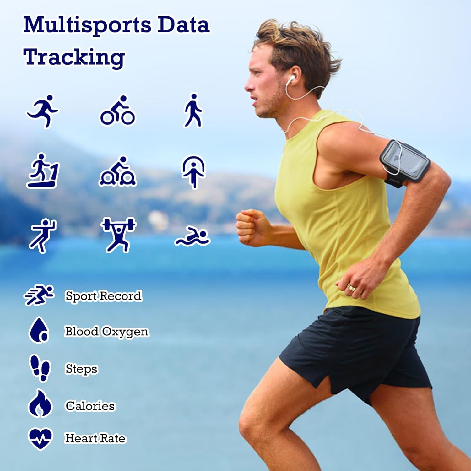 Revolutionary Smart Ring Health Tracker - Ultimate Sleep & Fitness Companion with Heart Rate Monitoring, Waterproof Design, and Air Gesture Control for iOS & Android