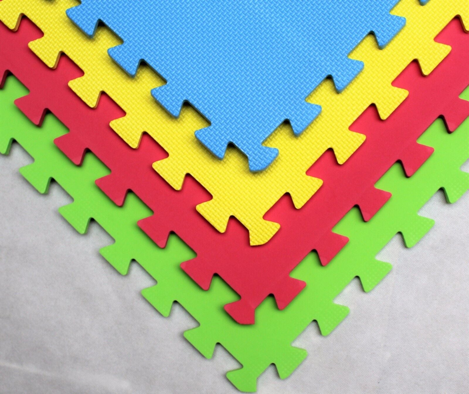 INTERLOCKING EVA SOFT FOAM EXERCISE FLOOR MATS GARAGE OFFICE KIDS PLAY