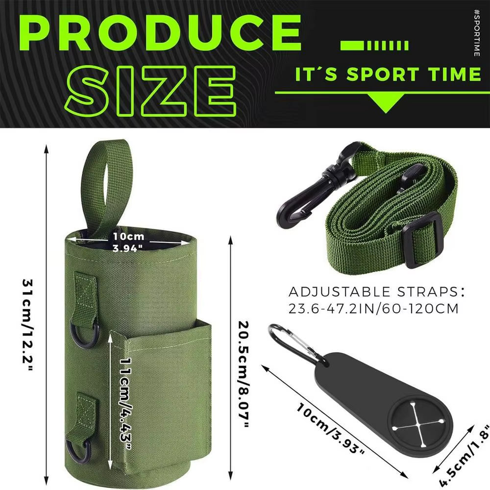 Revolutionary Magnetic Gym Water Bottle Sling Bag - Non-Slip, Portable, and Stylish Fitness Companion