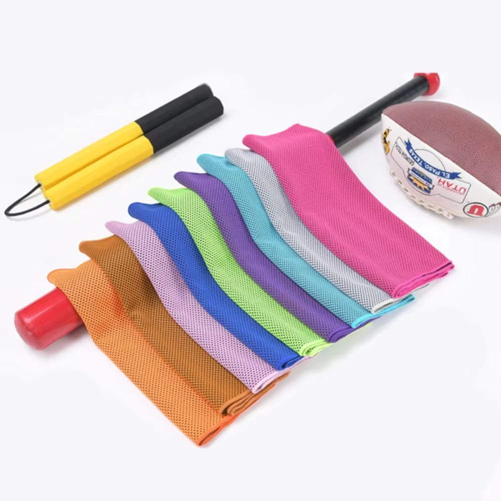 Mini Quick Dry Fitness Cool Towel Portable Microfiber Silica Gel Towel Silicone Bag Quick Drying Towel Sports