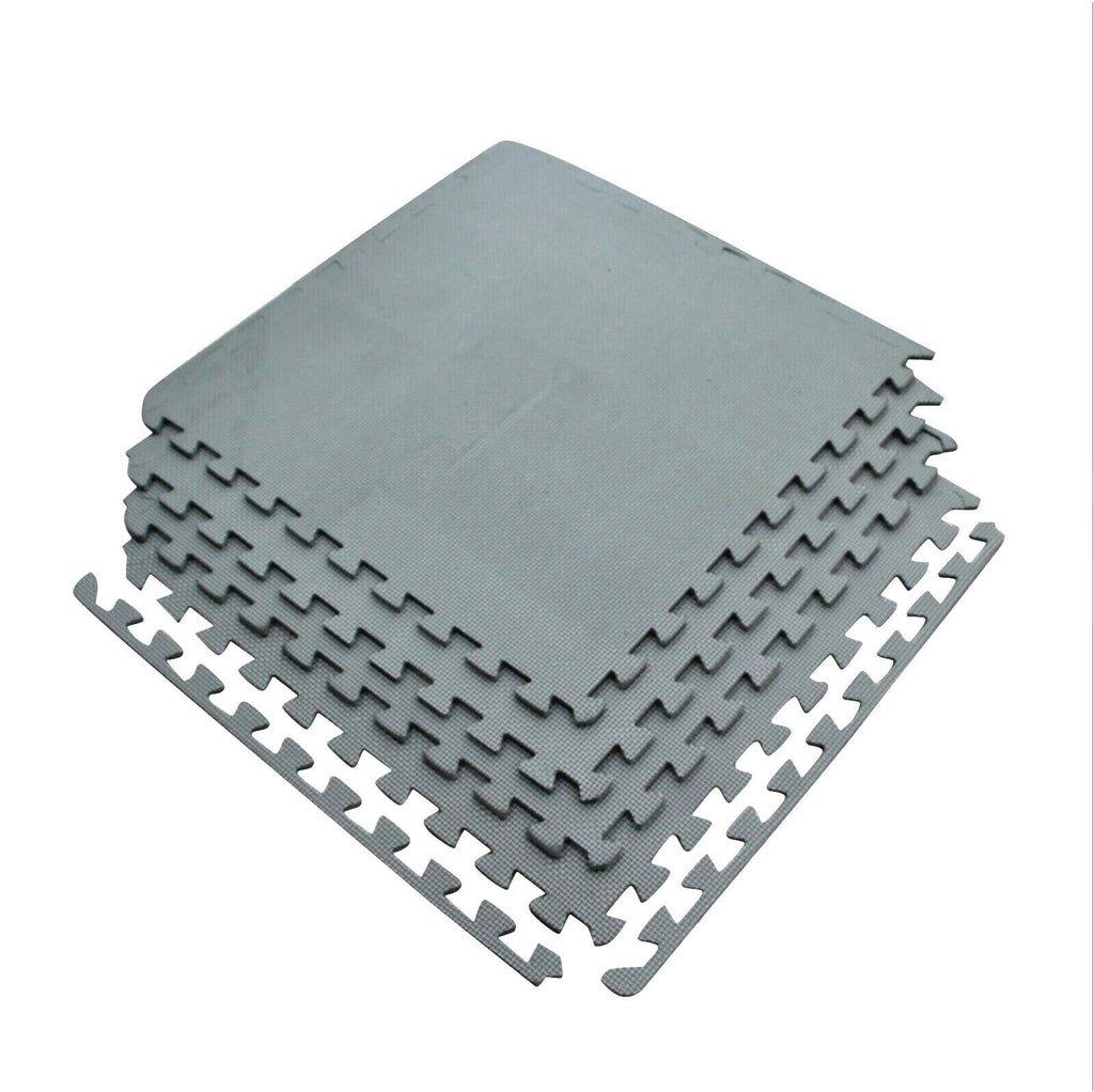 INTERLOCKING EVA SOFT FOAM EXERCISE FLOOR MATS GARAGE OFFICE KIDS PLAY