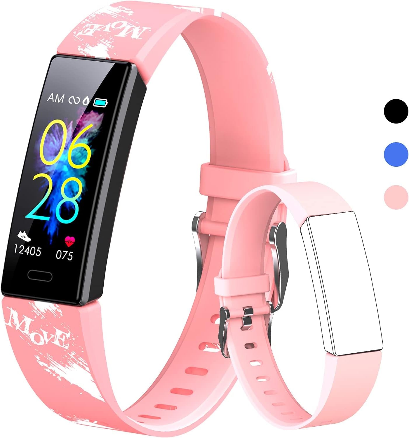 Ultimate Kids Fitness Tracker Smartwatch - IP68 Waterproof with 11 Sport Modes, Heart Rate Monitor, and Activity Alerts for Ages 6-16