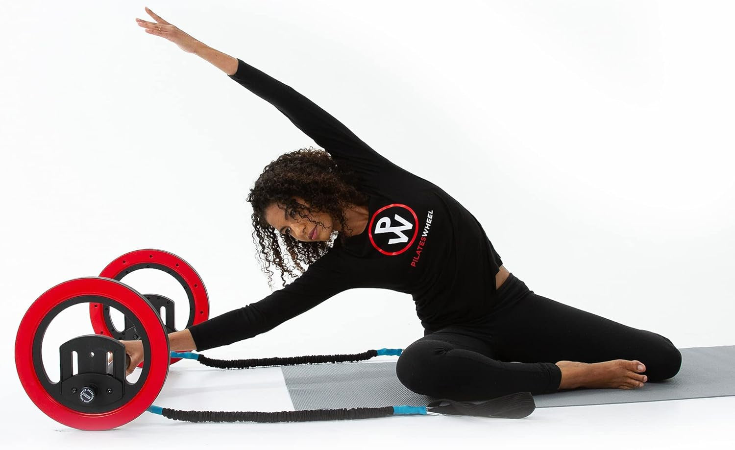 Pilates Wheel – Portable Machine Pilates – Designed by Master Pilates Instructors – Includes, Resistance Bands, and Anchor System – for All Fitness Levels - plus Free Online Classes