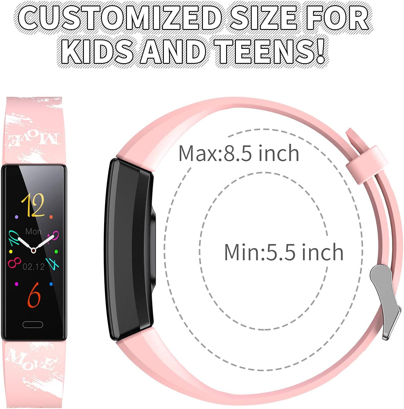Ultimate Kids Fitness Tracker Smartwatch - IP68 Waterproof with 11 Sport Modes, Heart Rate Monitor, and Activity Alerts for Ages 6-16