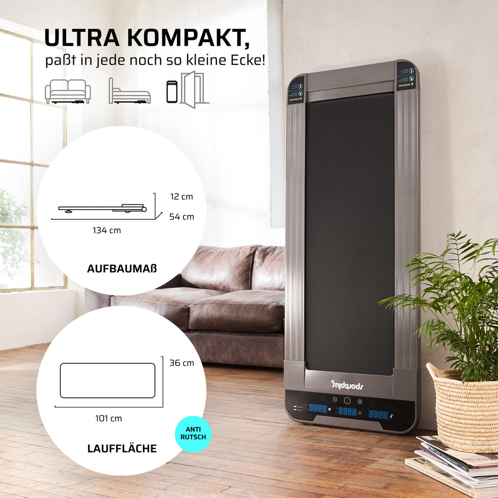 Sportplus Laufband Walkingpad Treadmill Heimtrainer Geh-/ Lauftraining 0,8-6Km/H